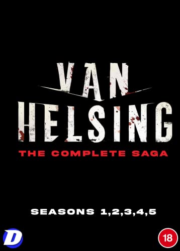 Van Helsing" DVD cover with distressed title and seasons 1-5 text.