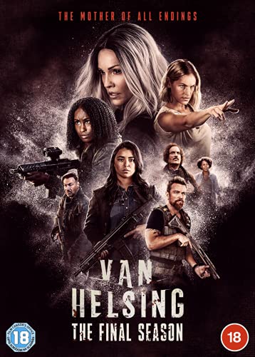 DVD cover art for Van Helsing Season 5 featuring a cast of armed characters.
