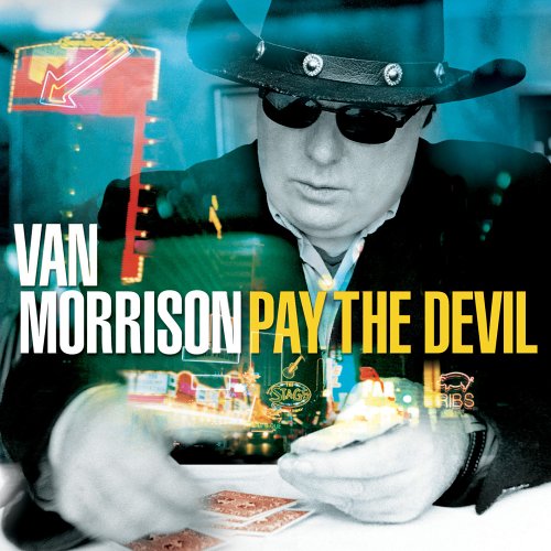 Van Morrison album cover: man in a hat playing cards.