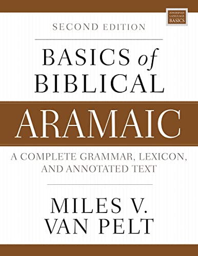 Book cover: “Basics of Biblical Aramaic” by Miles V. Van Pelt.