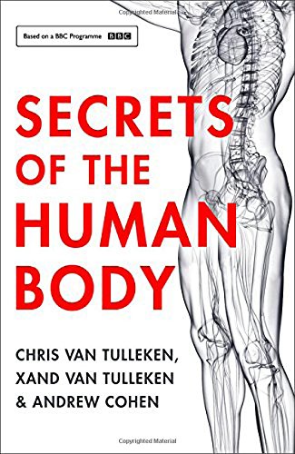 Book cover: "Secrets of the Human Body" with anatomical illustration.