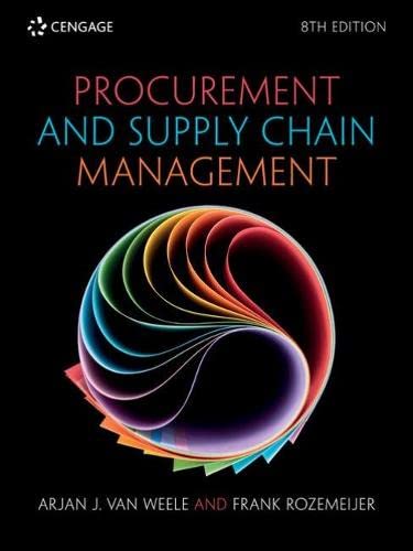 Textbook cover for Procurement and Supply Chain Management with a colorful abstract circular design.