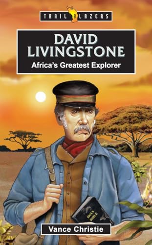Book cover depicting David Livingstone, a 19th-century explorer, holding a bible.