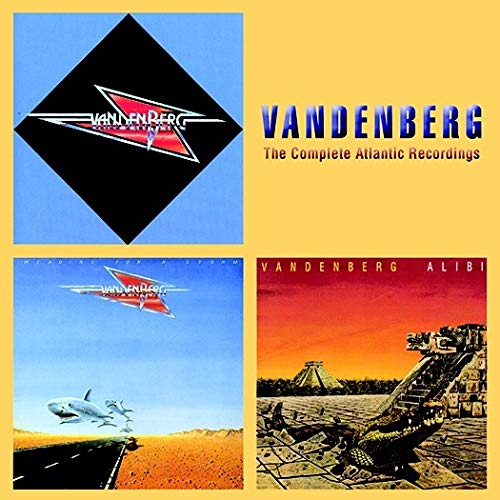 CD cover for Vandenberg’s “Complete Atlantic Recordings” with album art collage.