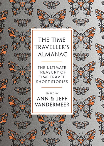 Book cover with butterfly-clock patterns and white title text.
