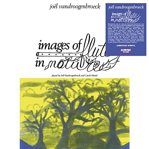 Vinyl album cover: “Images Of Flute In Nature” with trees.