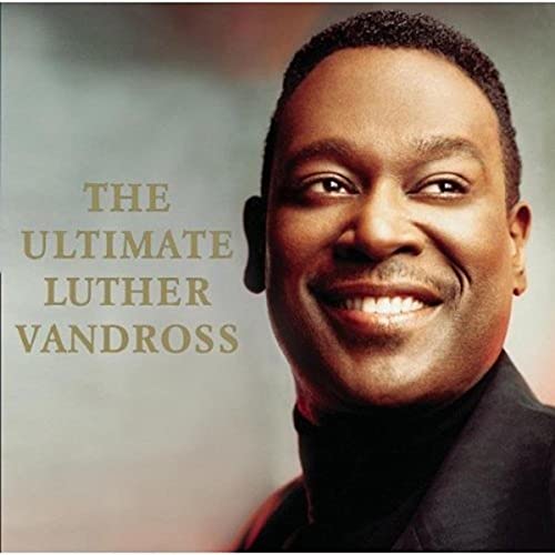Portrait of Luther Vandross with album title text on a soft gray background.