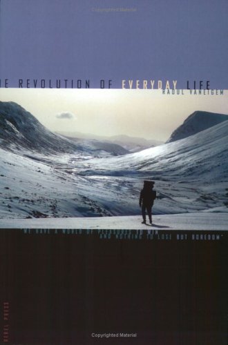 Book cover showing a lone hiker in a vast, snowy mountain valley landscape.