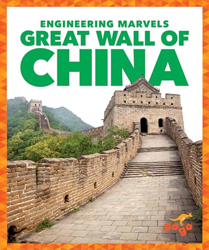 Stone Great Wall of China winding along green, hilly landscape.