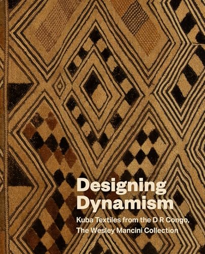 Book cover featuring a detailed geometric pattern from Kuba textiles.