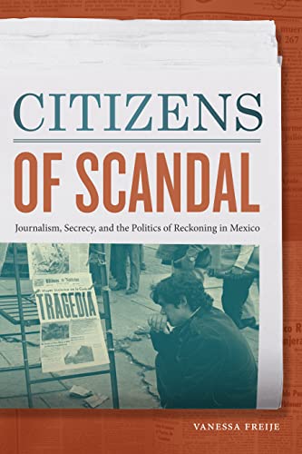Book cover: "Citizens of Scandal" with a photo of people and newspapers.