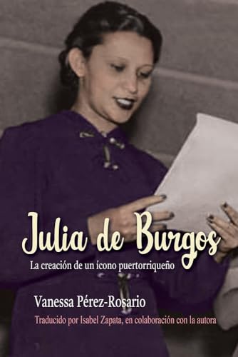 Book cover featuring a portrait of Julia de Burgos, a Puerto Rican poet.