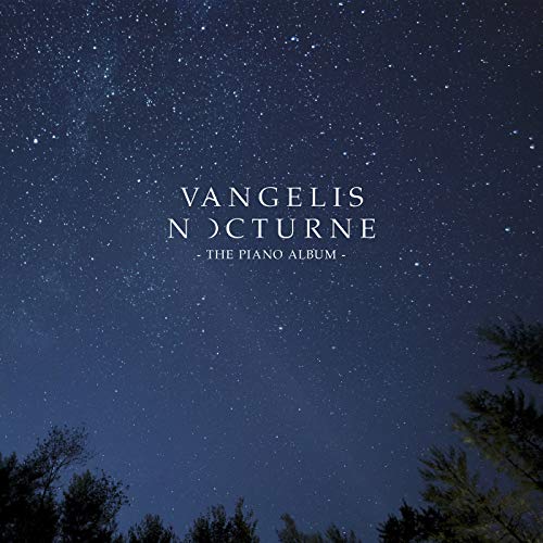 Vangelis "Nocturne" CD cover with a starry night sky background.