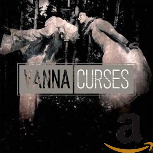 CD cover for Vanna’s “Curses” album, featuring ghostly figures in a forest.