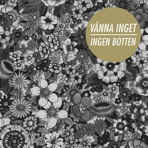 CD cover with black and white floral pattern and gold text.