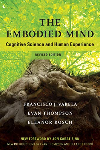 Book cover for The Embodied Mind featuring exposed tree roots against green foliage.