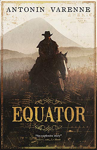 Book cover: a horseback rider silhouetted against a mountain landscape.