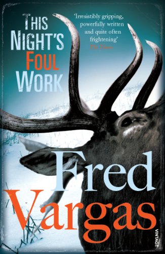 Book cover featuring a close-up of a stag’s head against a snowy backdrop.