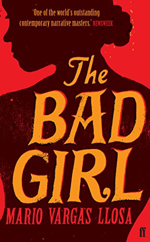 Book cover: red background with gold text reading "The Bad Girl" and author name.