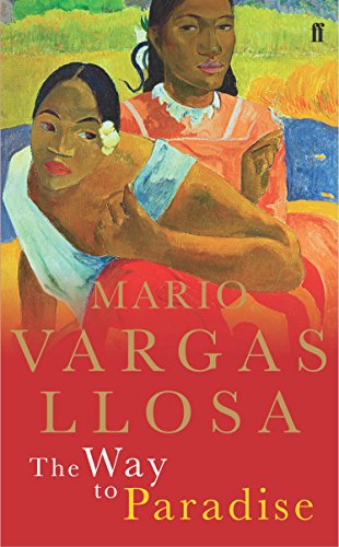 Book cover: “The Way to Paradise” by Mario Vargas Llosa, featuring painting of women.