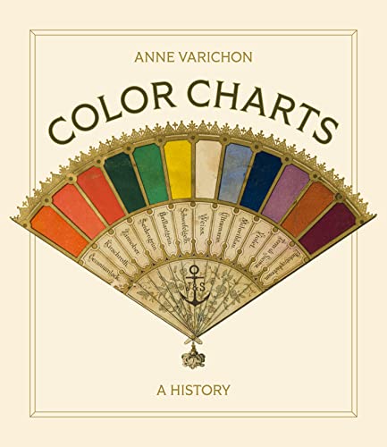 Book cover featuring a vintage folding fan with colorful swatches and an anchor emblem.
