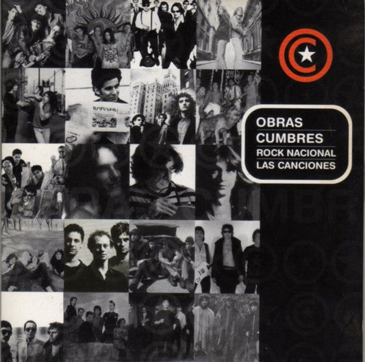 CD cover with black and white collage of musicians and text.