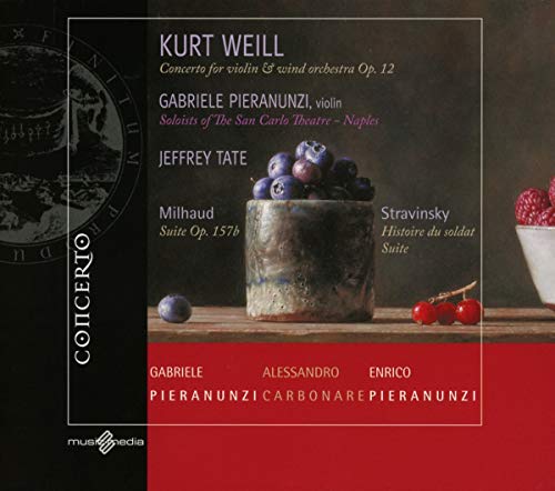 CD cover featuring a bowl of blueberries and cherries on a table.