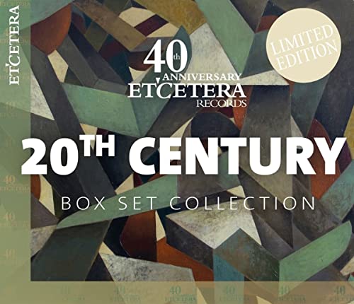 CD box set cover with abstract geometric shapes and text.
