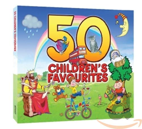 CD cover with colorful illustrations of fairytale characters and a large “50”.