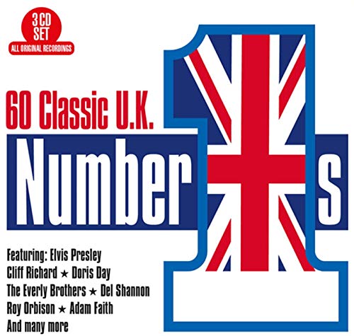 Album cover for 60 Classic UK Number 1s featuring a Union Jack design.