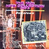 CD cover for “Downtown,” a 60s hits collection, with a city photo.