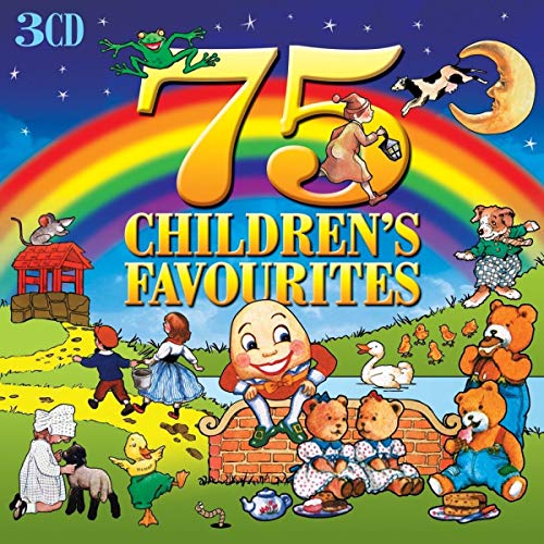 CD cover with colorful illustrations of fairytale characters and a rainbow.