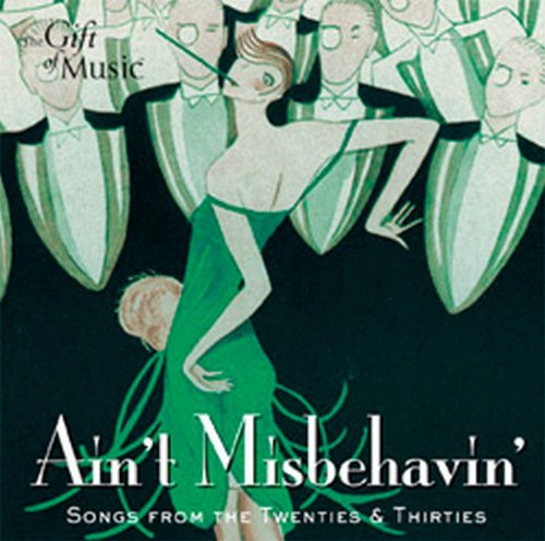 CD cover for “Ain’t Misbehavin’”, depicting 1920s-30s dancers in green.