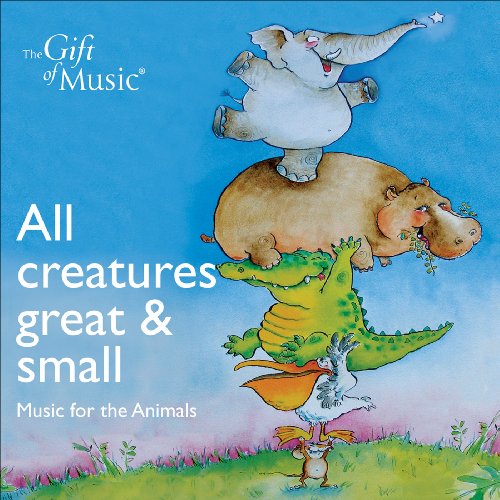CD cover with stacked cartoon animals: elephant, hippo, crocodile, and mouse.