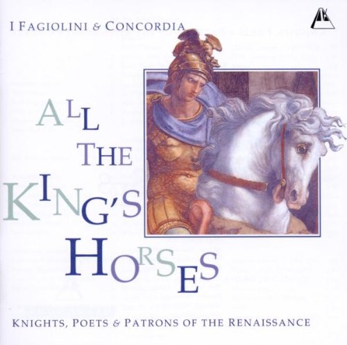 CD cover: Renaissance painting of a knight on a white horse.