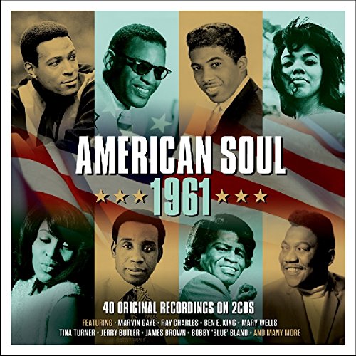 Album cover featuring portraits of eight soul singers over a faded American flag background.