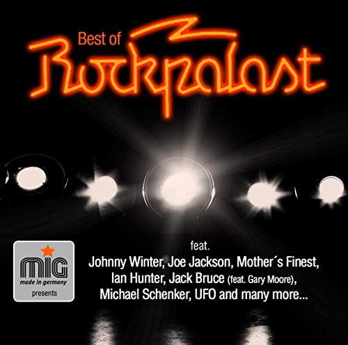“Best of Rockpalast” CD cover with red neon text and stage lights.