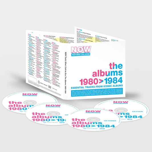 CD cover for “That’s What I Call an Era 80-84” with tracklist and dates.
