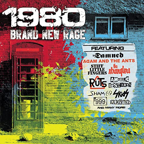 CD cover art featuring a red telephone box against a brick wall with text.