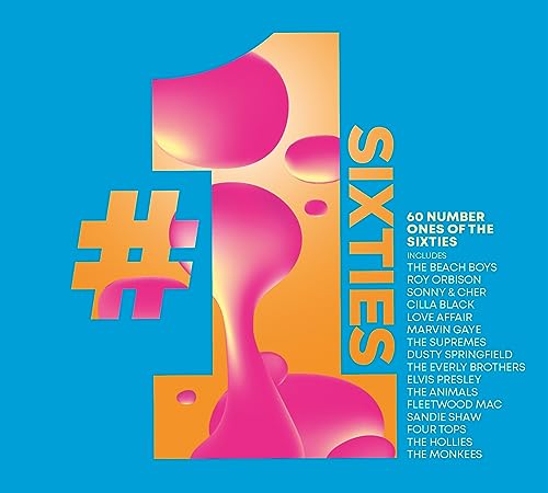 CD cover with a large orange number one, pink lava lamp shapes, and text.
