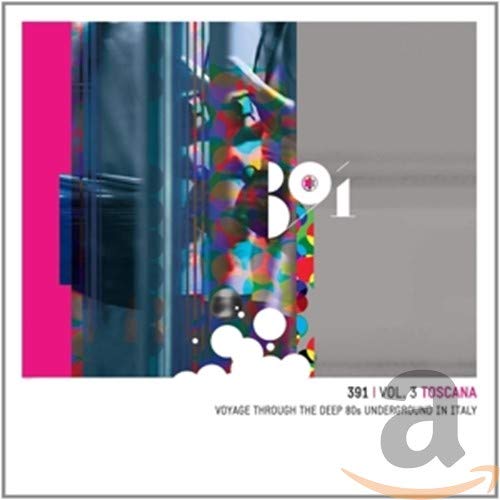 CD cover with abstract colorful circles, a grey panel, and text 391 Vol 3.