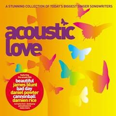 “Acoustic Love” 2CD cover with colorful butterflies and artist names.