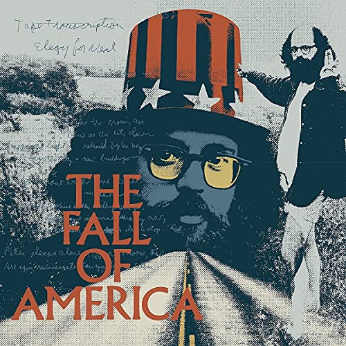 CD cover for Allen Ginsberg’s “The Fall of America,” featuring a portrait.