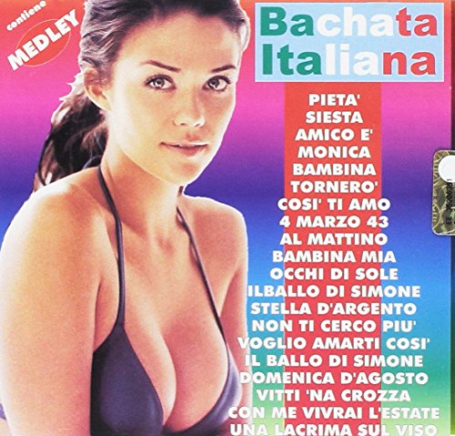 CD cover: woman in a red dress, text listing Italian song titles.