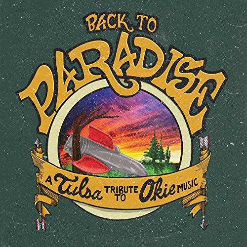 CD cover: "Back to the Paradise" with landscape and banner design.