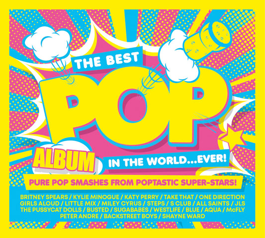 CD cover for "Best Pop Album ITW¿Ever!," colorful with cartoon hands.