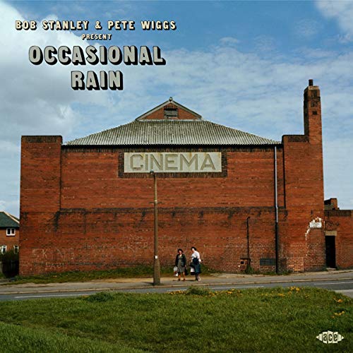 Album cover: brick cinema building with text "Occasional Rain" and two figures.