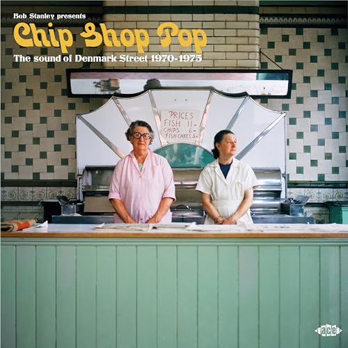 CD cover featuring a vintage chip shop with two women behind the counter.
