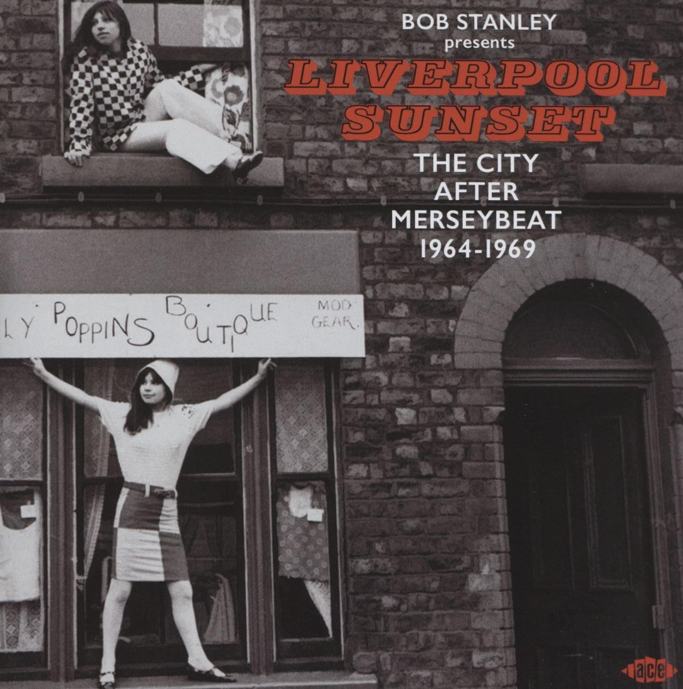 CD cover: black and white photo of a Liverpool street scene, 1960s.