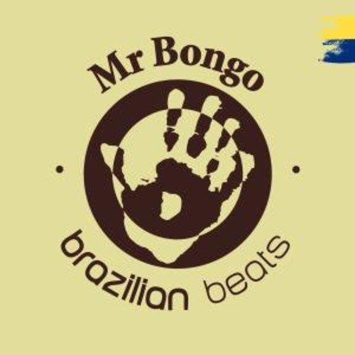 CD cover with brown handprint and “Mr Bongo Brazilian Beats” text.